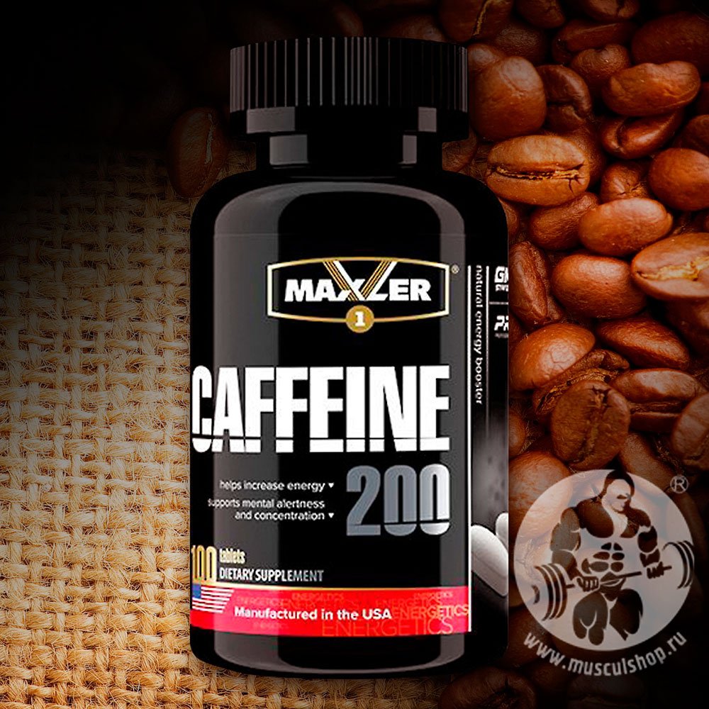 Maxler Caffeine 200 мг. ( 100 таб.)