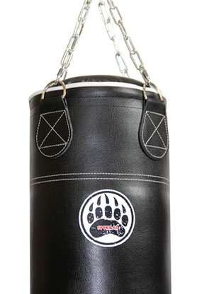 Мешок боксёрский (кожа) 110х35 см. 33 кг.