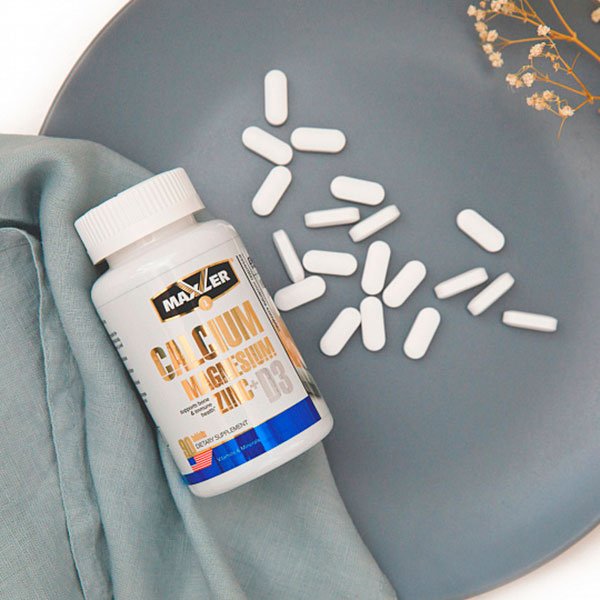 Maxler Calcium Zinc Magnesium+D3 ( 90 таб.)