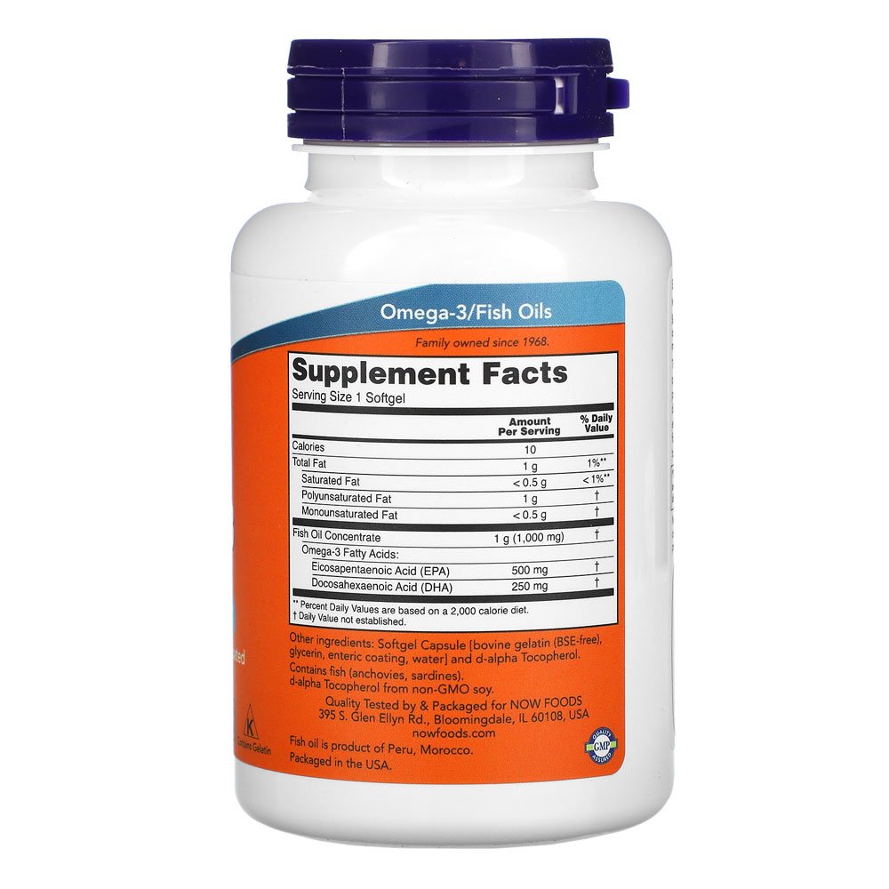 NOW Omega-3 Ultra (90 капс.)