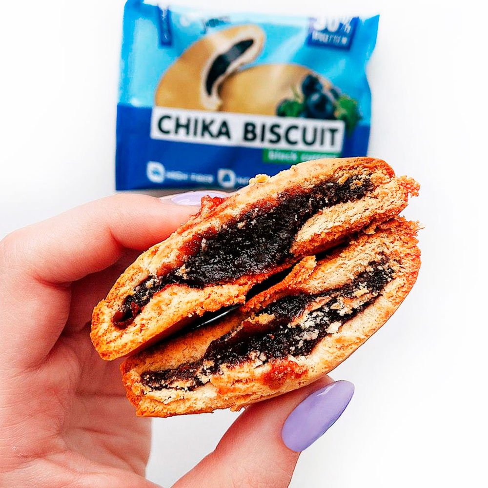 CHIKALAB Бисквитное печенье неглазированное с начинкой (50 г.)