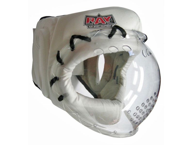 Шлем для Косики каратэ КРИСТАЛЛ-1, белый